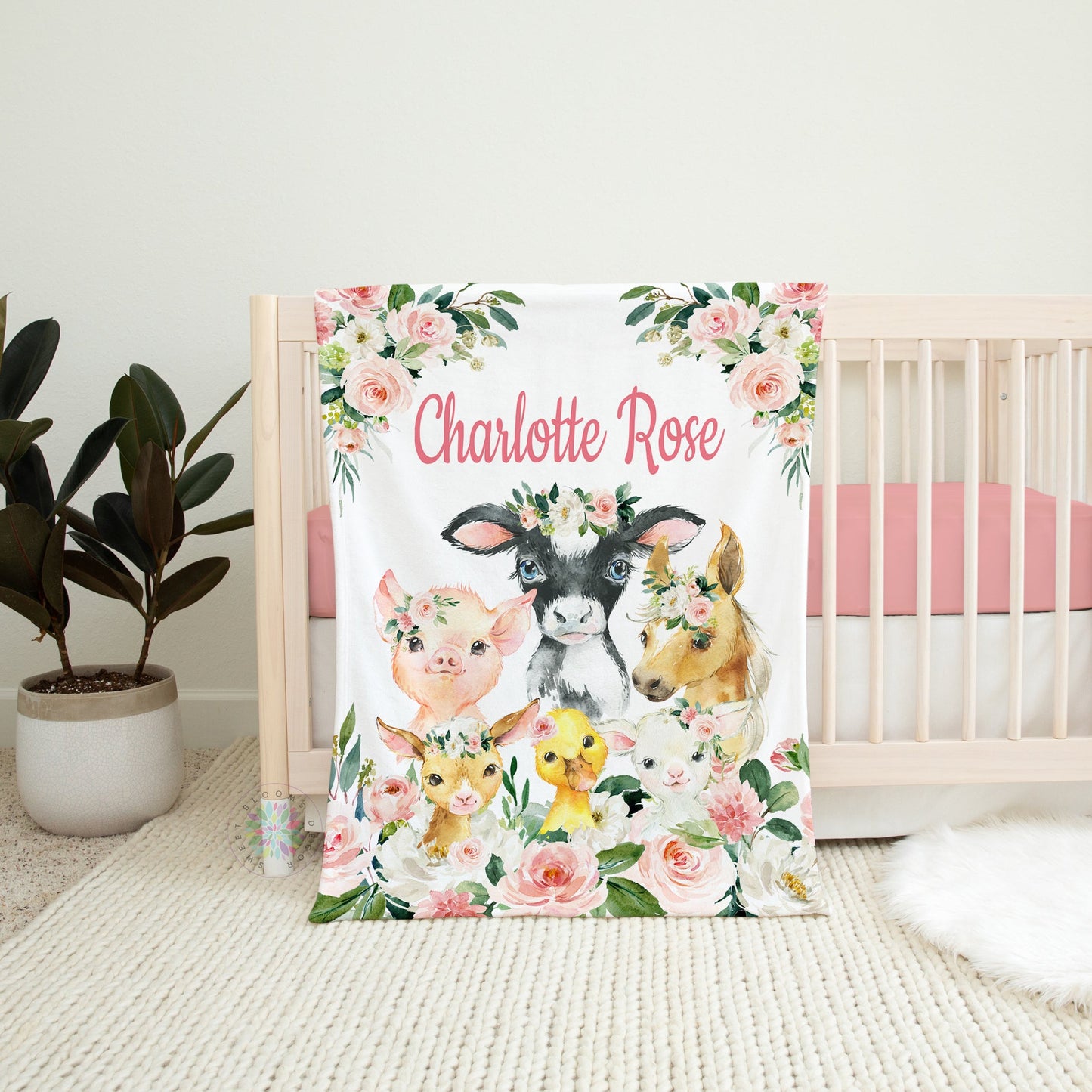 Farm Animals Blanket