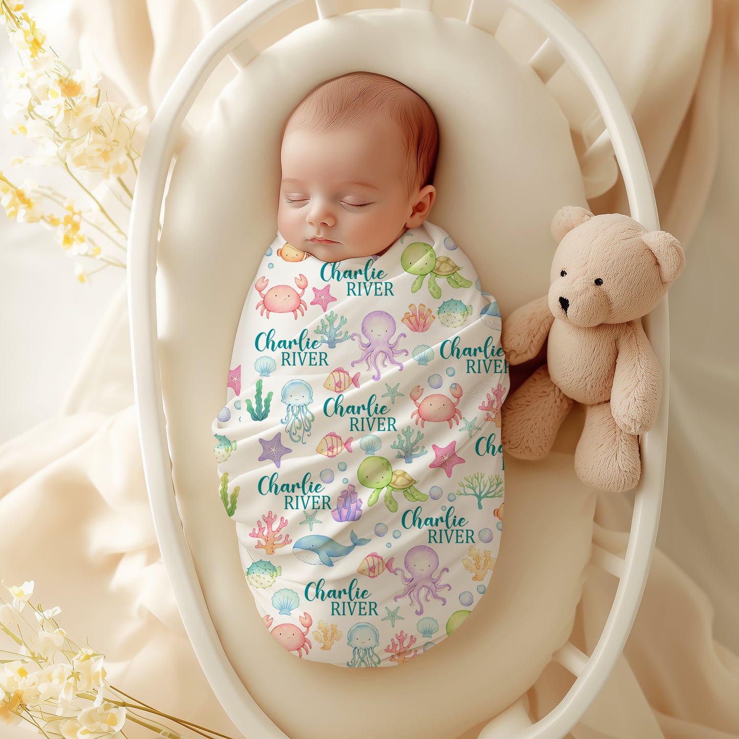 Personalized_Sea_Animal_Boy_Blanket