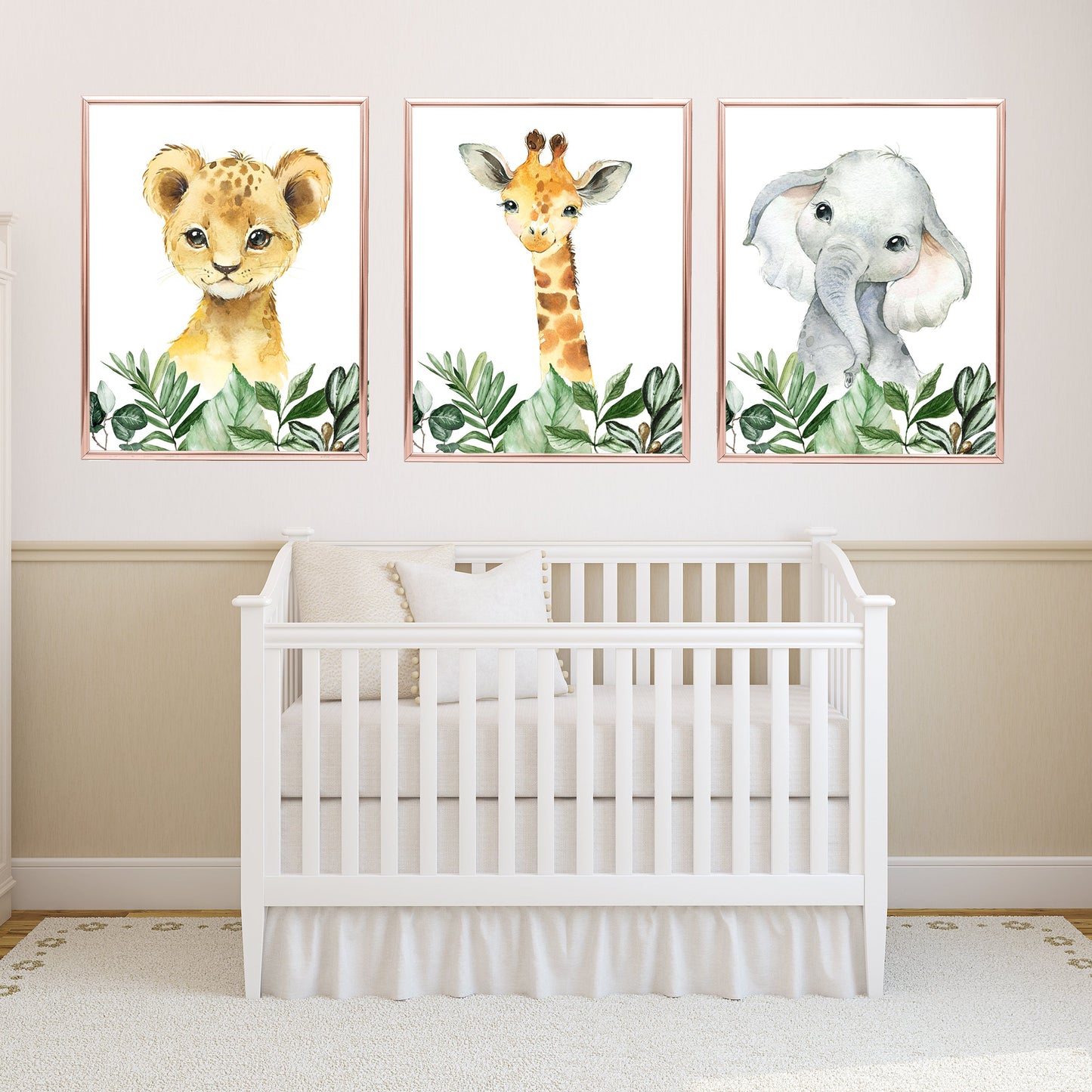 safari leaves wall art