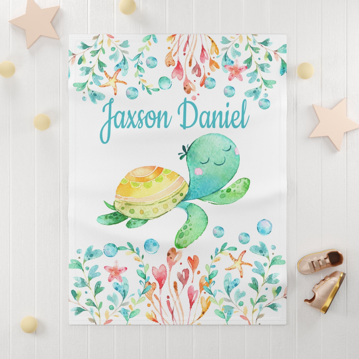 Turtle Baby Blanket