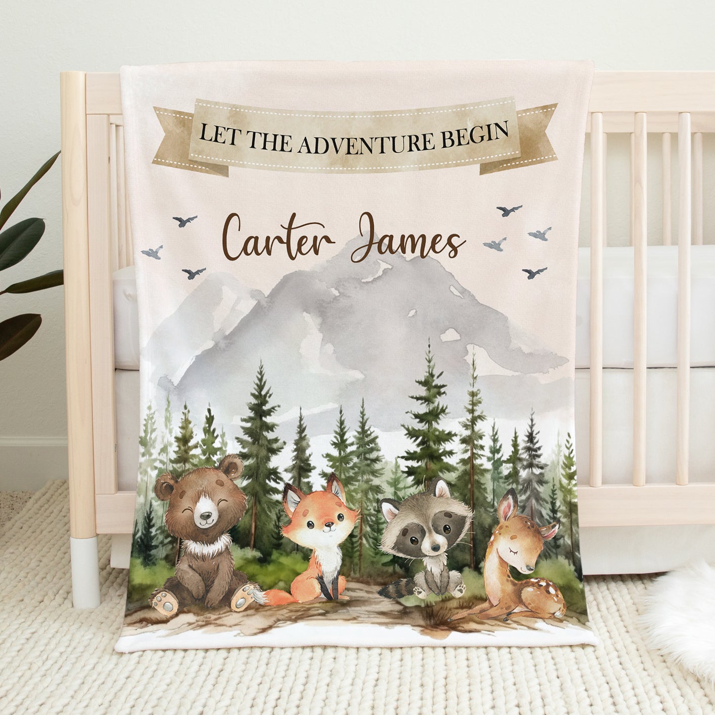 Woodland Adventure Blanket