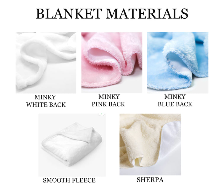 Baby blanket best sale material name