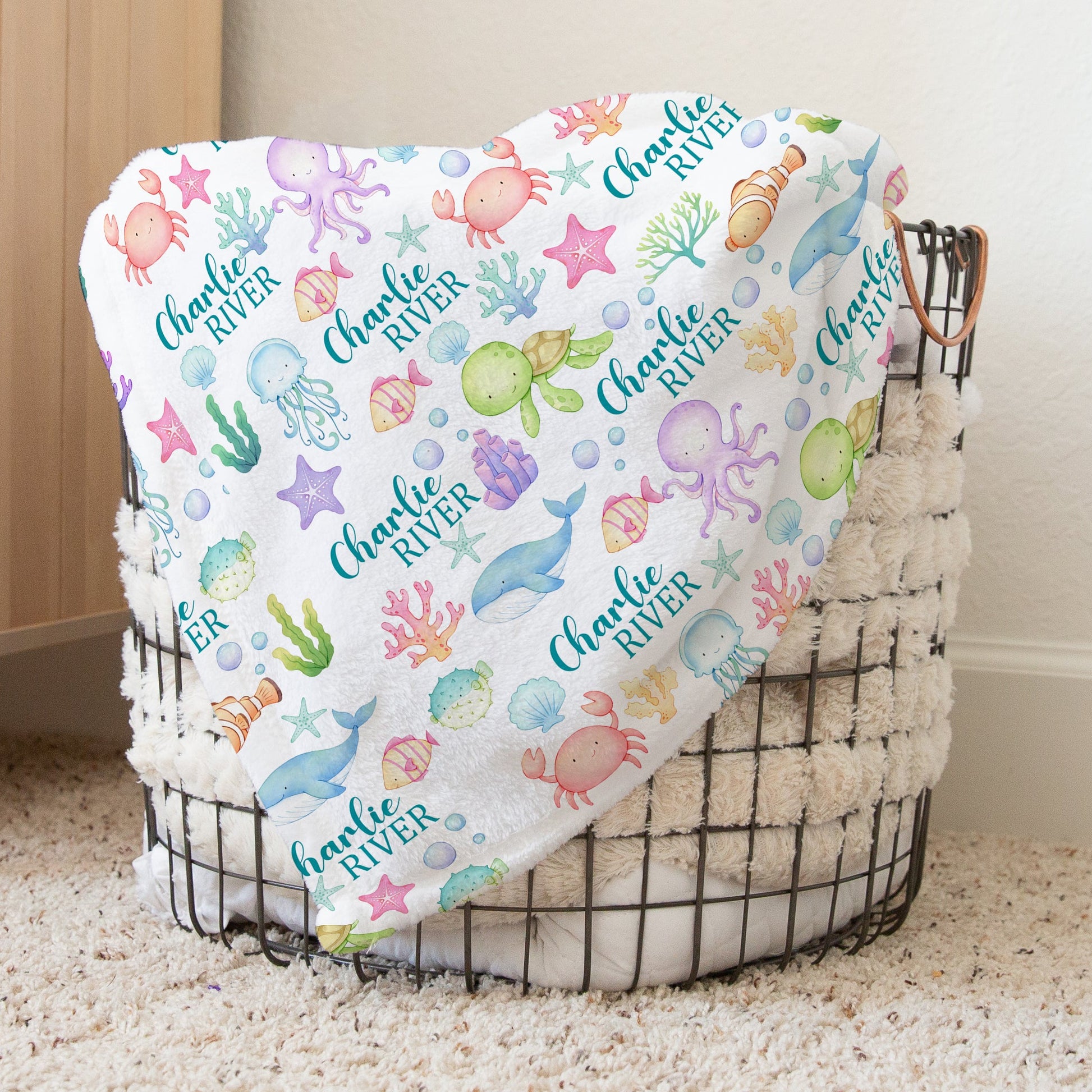 Personalized_Sea_Animal_Boy_Blanket