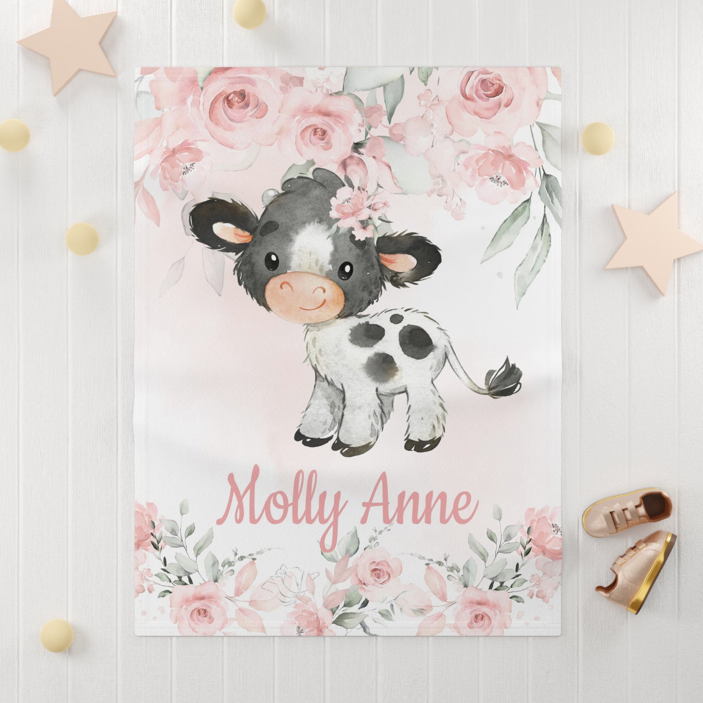 Cow_floral_blanket