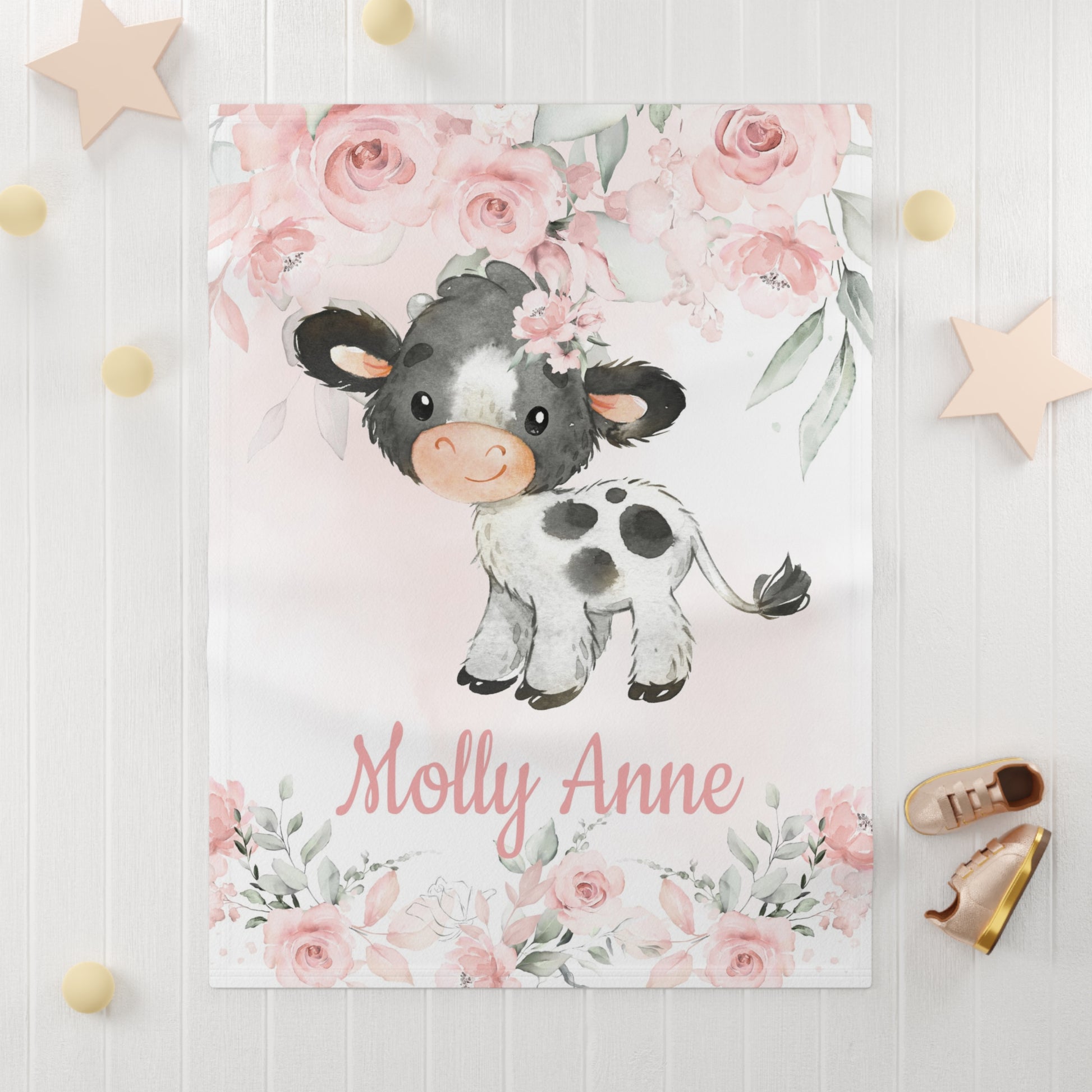 Cow_floral_blanket