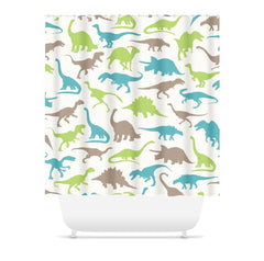 Dinosaur Shower Curtain Dinosaur Bathroom Decor Blue Green Brown Kids Shower Curtain Boy  Baby Bath Mat Towel Bathroom Decor Red  S140