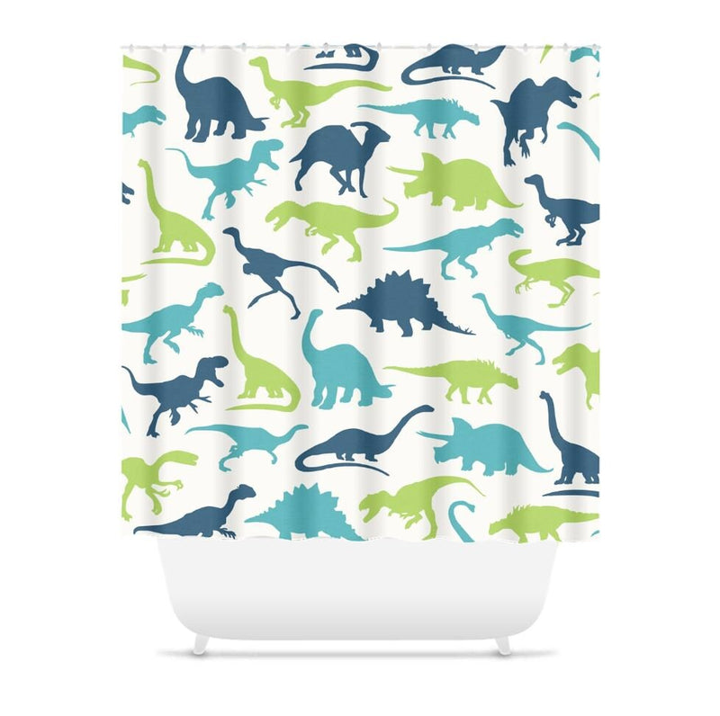 Dinosaur Shower Curtain Dinosaur Bathroom Decor Blue Green Kids Shower Curtain Boy Baby Bath Mat Towel Bathroom Decor Red  S141