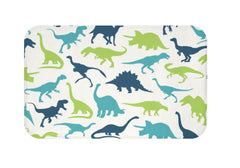 Dinosaur Shower Curtain Dinosaur Bathroom Decor Blue Green Kids Shower Curtain Boy Baby Bath Mat Towel Bathroom Decor Red  S141