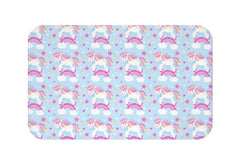 Unicorns Shower Curtain Rainbows Unicorn Bathroom Bath Mat Towel Modern Girl Baby Bath Cuartain S153