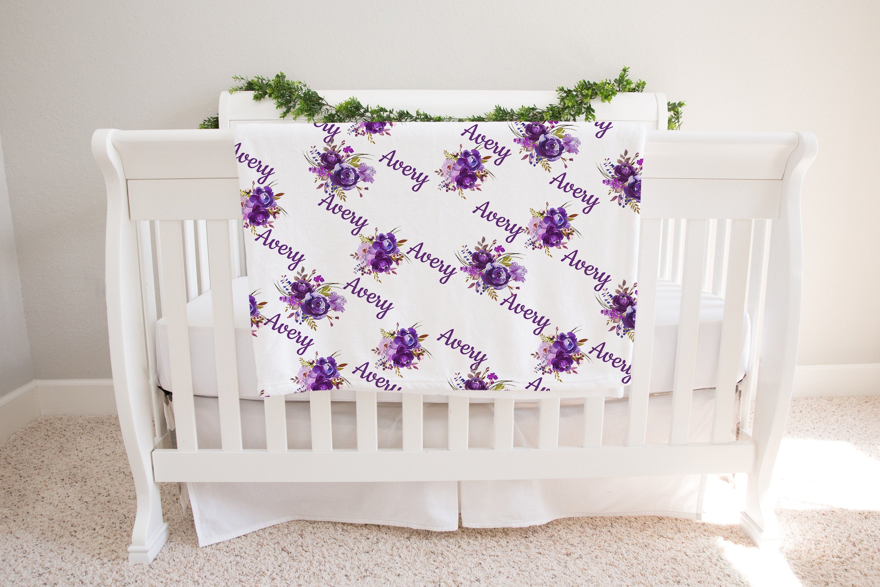 Plum hotsell crib bedding