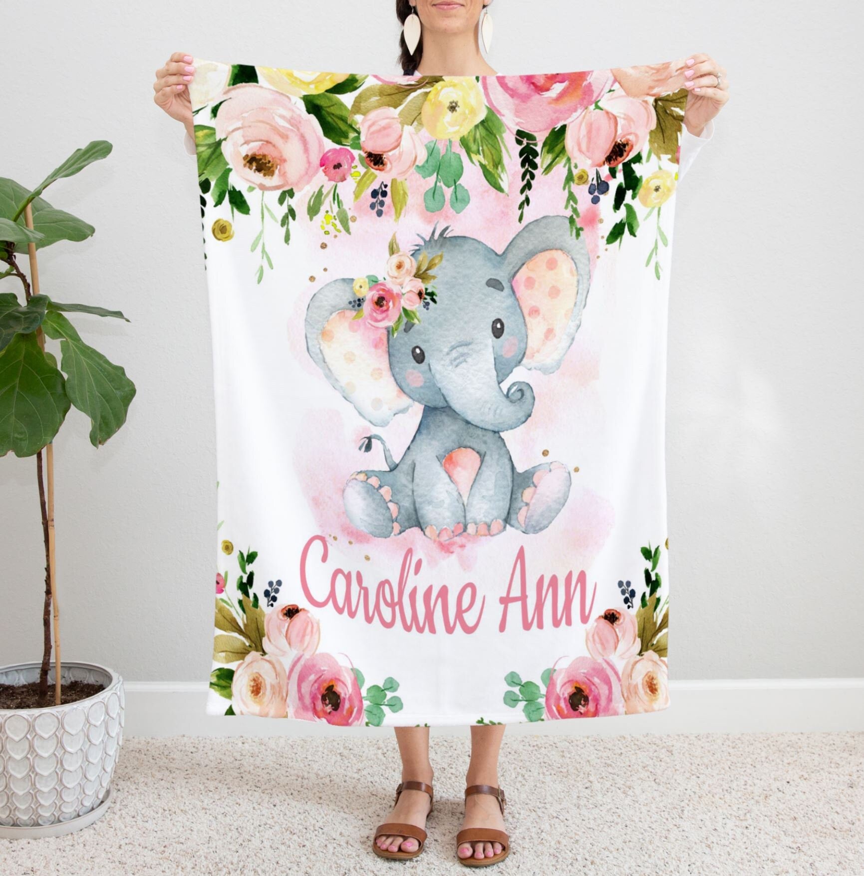 Cloud island elephant on sale blanket