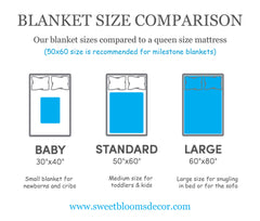 Fox Baby Name Blanket Navy Blue Teal Gray Personalized Baby Boy Blanket Monogram Name Custom Blanket Baby Shower Gift Photo Prop B631