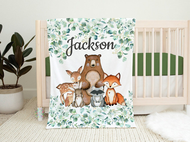 Baby boy hot sale name blanket