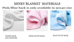 Personalized Name Blanket Custom Baby Boy Girl Swaddle Receiving Blanket Baby Shower Gift Monogrammed Fleece Minky 987